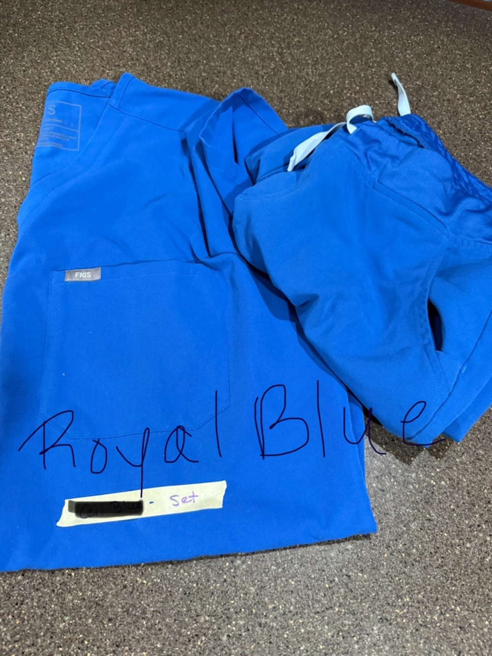 Figs royal  Blue Women's Scrub Set